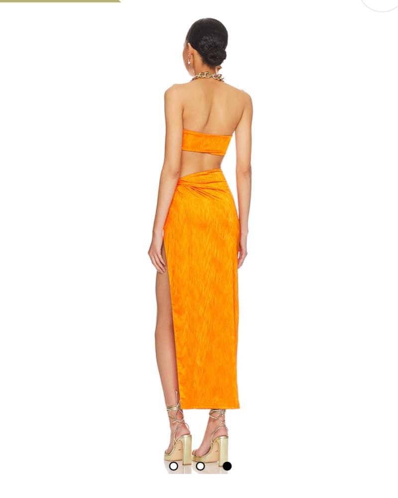Vibrant Orange Two Piece Set  - Image 2