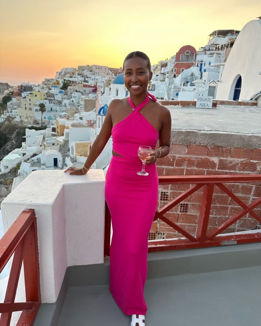 Pink Maxi Dress - Image 1