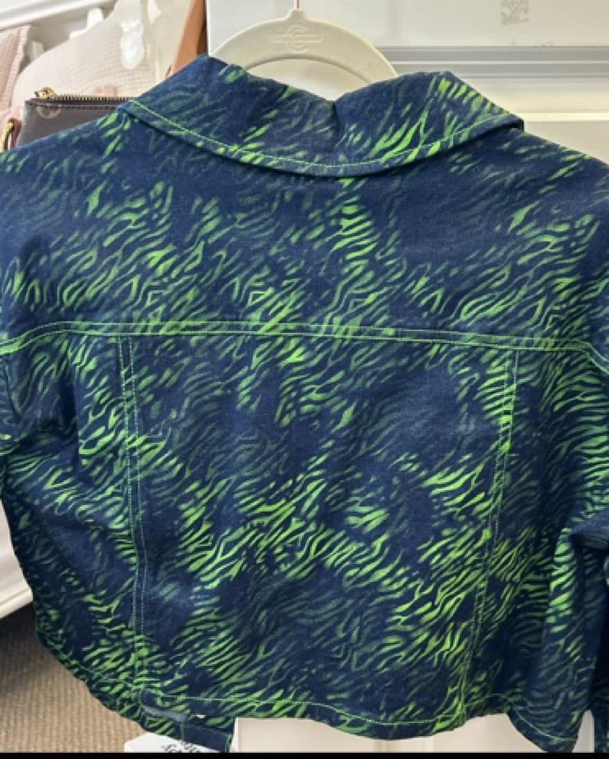 I Am Gia Revolve Tali Green Tiger Jacket - Image 3