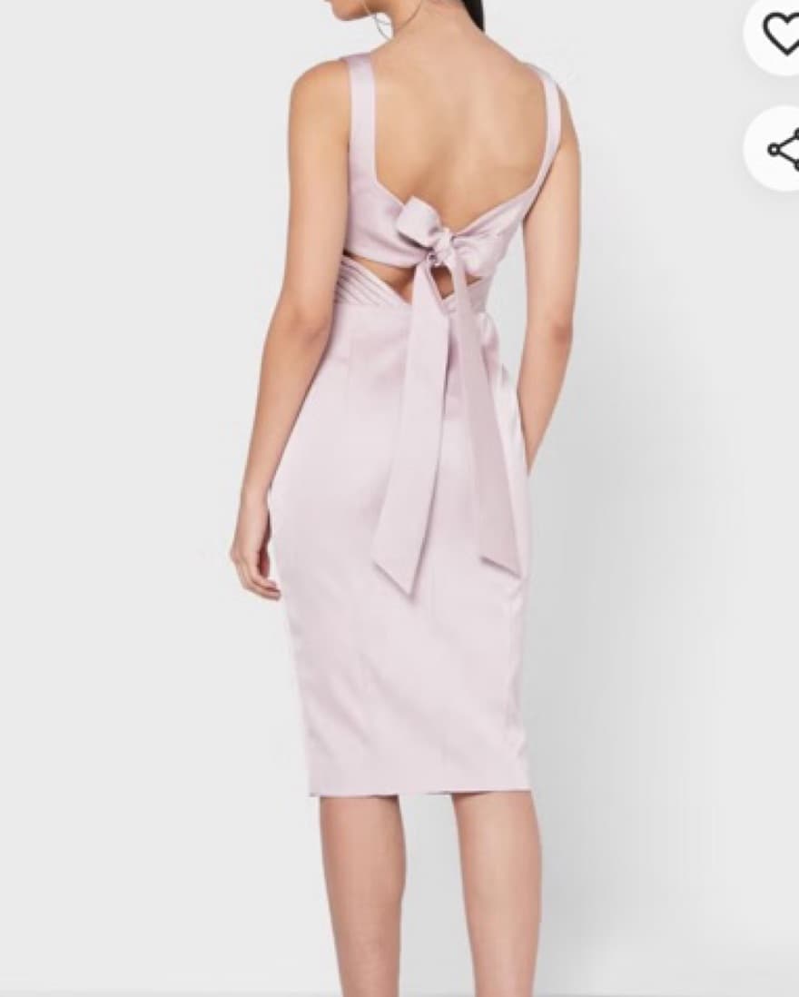 Lavish Alice Tie Back Bodycon Dress - Image 2