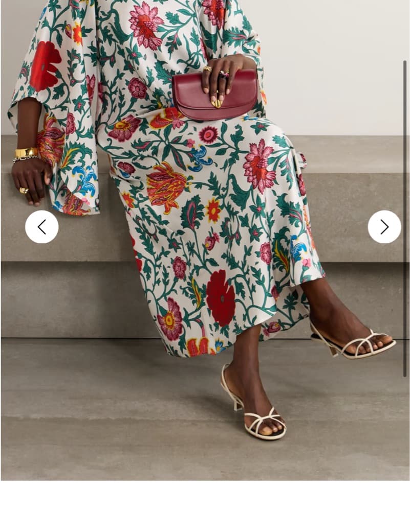 LaDoubleJ Magnifico Silk Floral Dress - Image 3