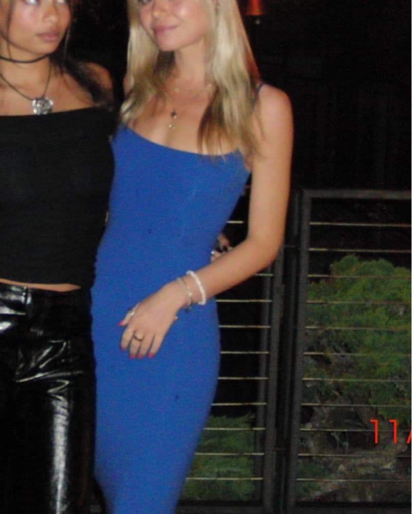 Skims Long Dress (blue) - Image 3