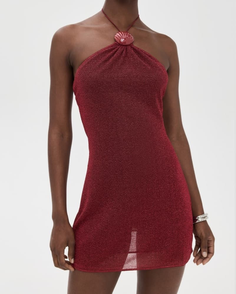 OSEREE Lumiere Shell Necklace Dress - Image 1
