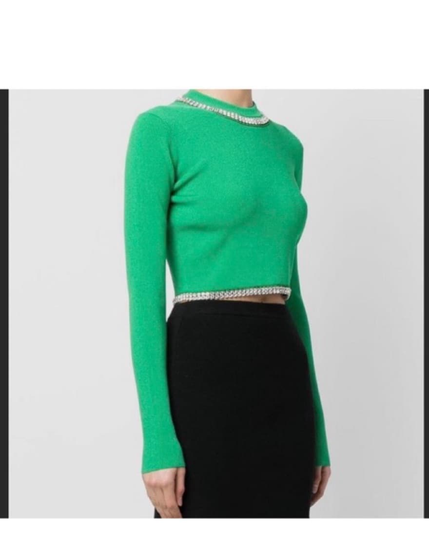 Paco Rabanne Crystal & Knitted top - Image 5