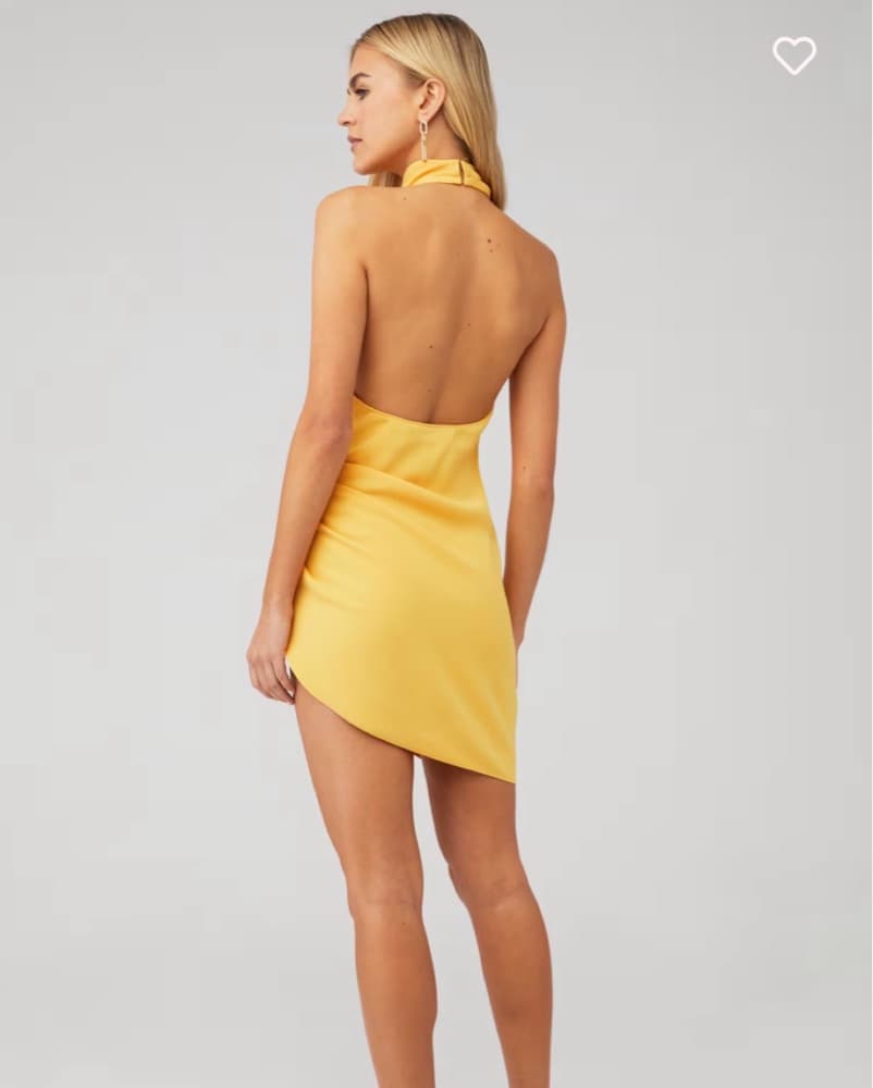 Amanda Uprichard High Neck Mini Dress - Image 2
