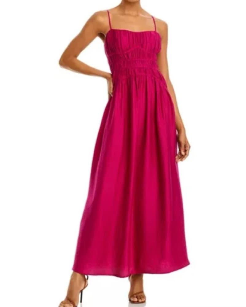 Aqua Pink Crinkle Dress - Image 1