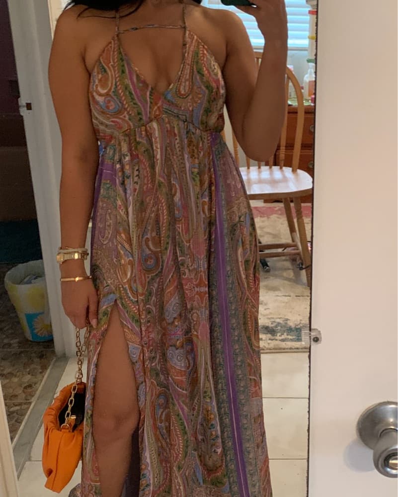 Formal boho multicolour maxi dress   - Image 2