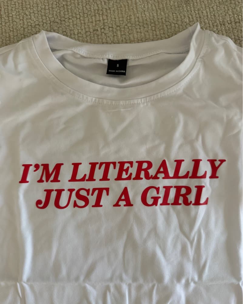 Just A Girl Tee - Image 3