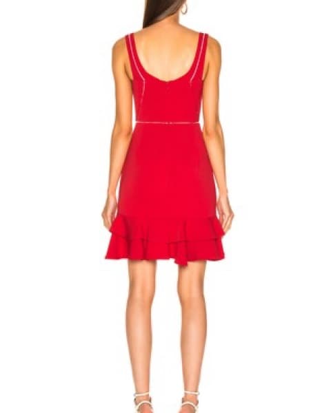 Simkhai Red Mini Dress - Image 3