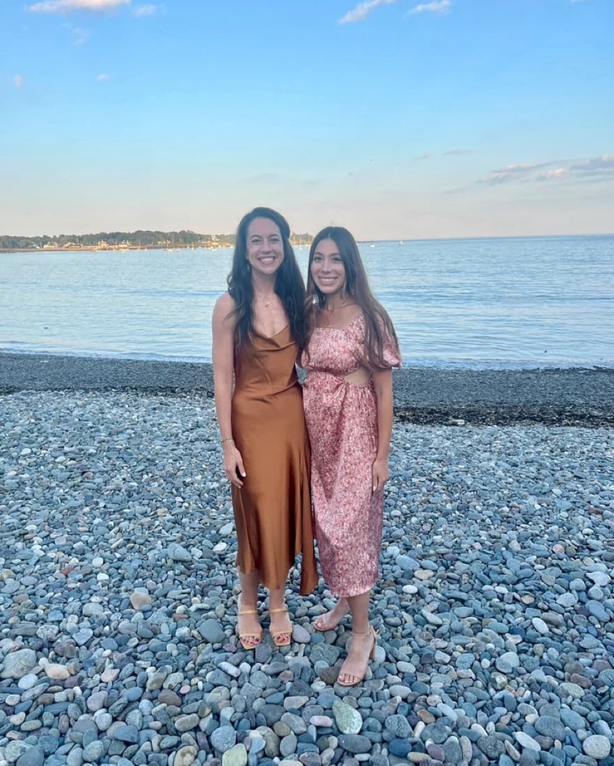 Copper Simkhai Nellie Satin Slip Dress - Image 2