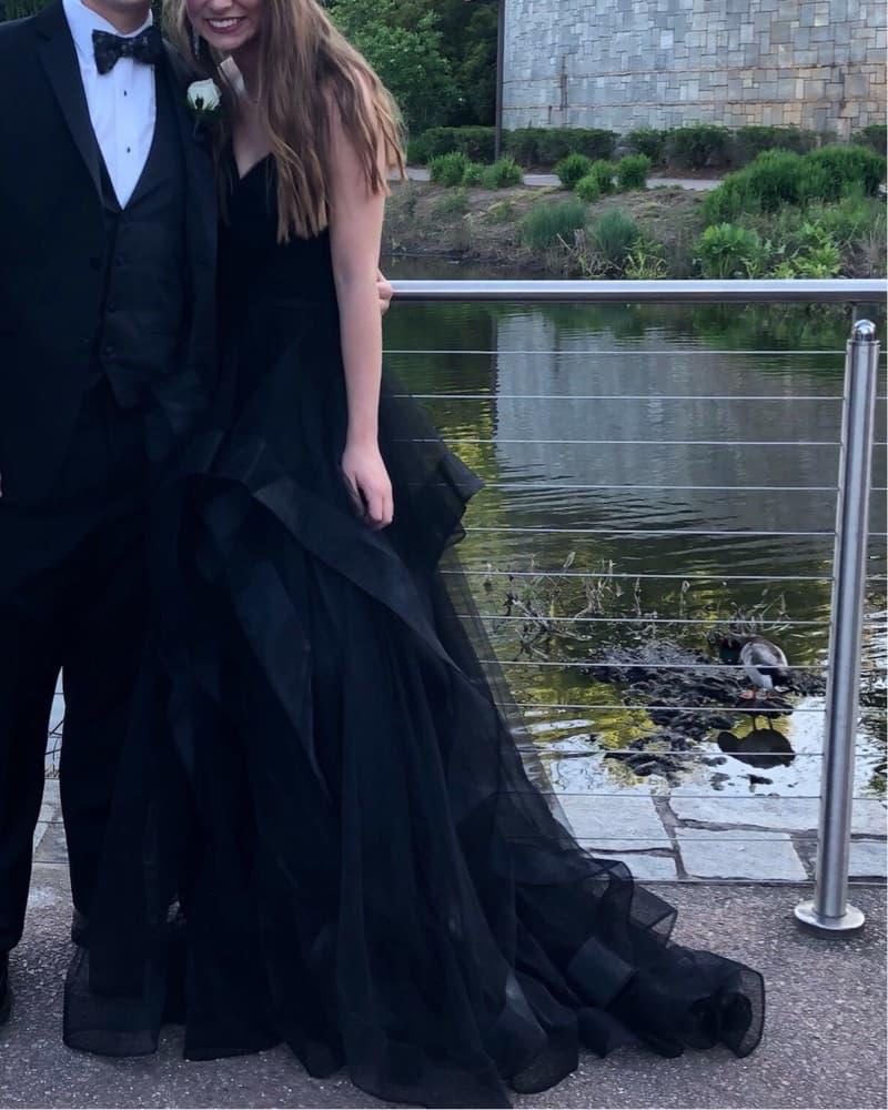 Black Ball Gown Dress - Image 1
