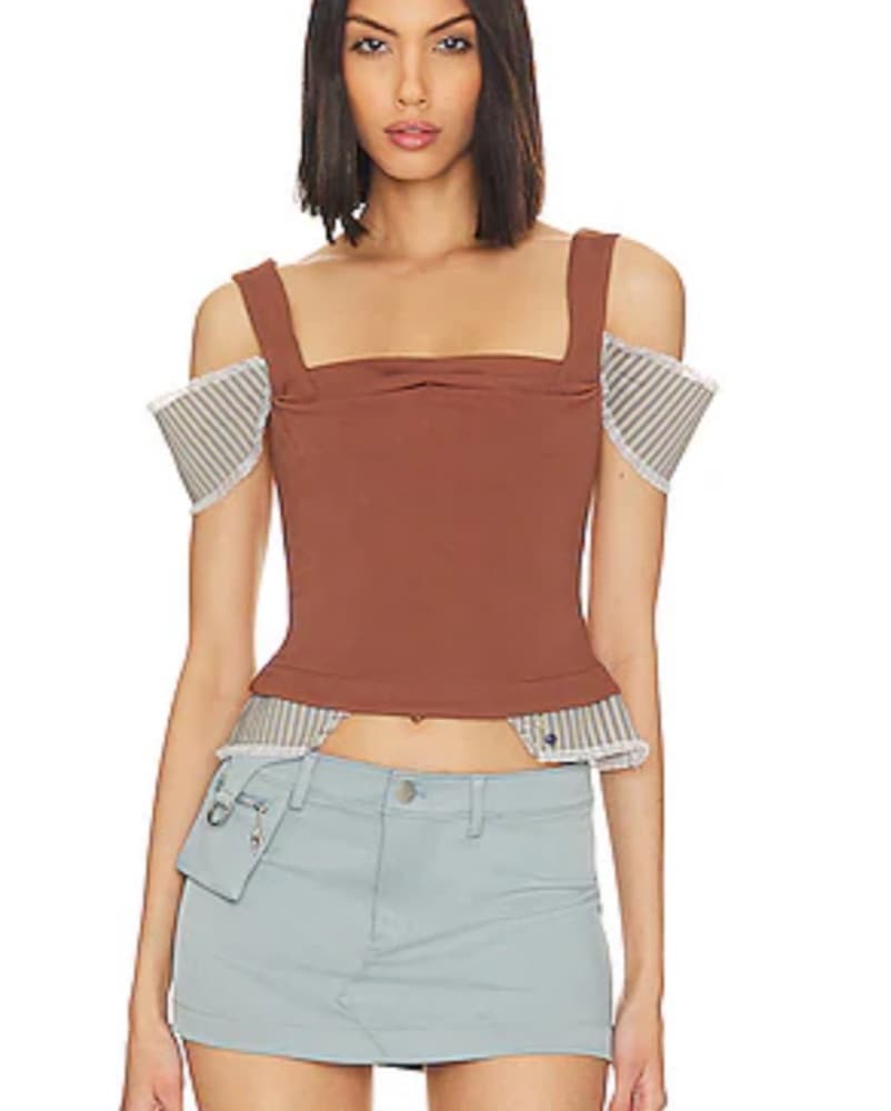 Brown Corset Top - Image 3