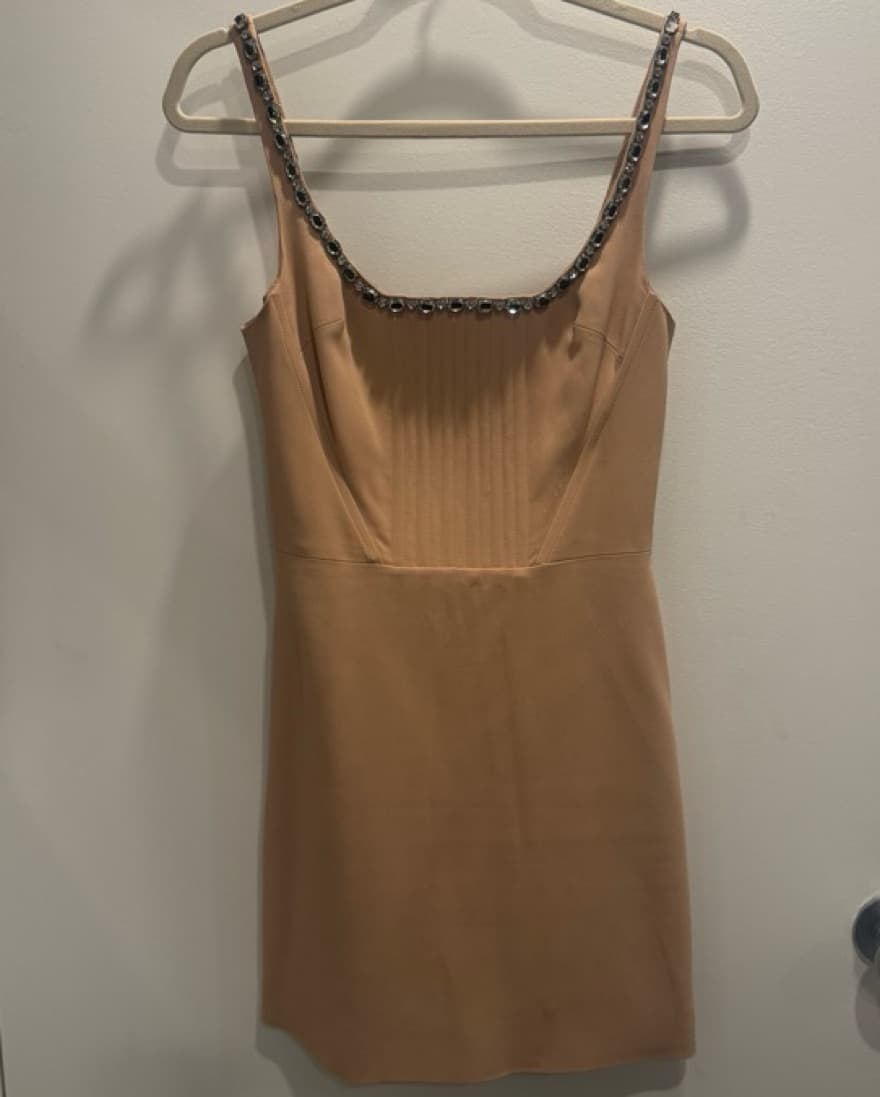 David Koma Nude Mini Dress - Image 6