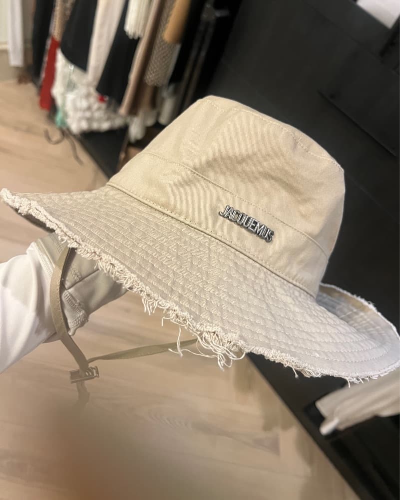Jacquemus Tan Bucket Hat - Image 1