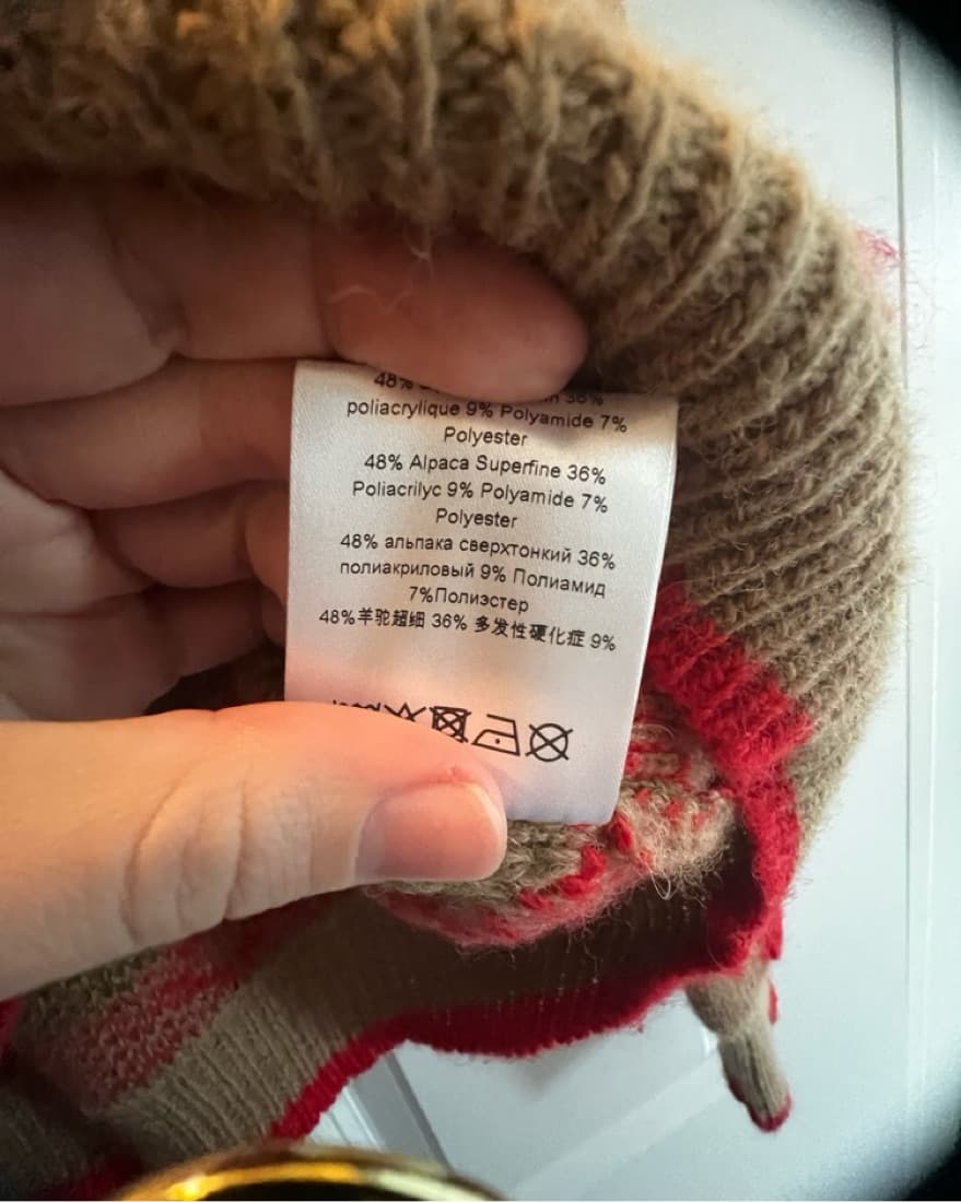 La Double J Cherry Alpaca Sweater - Image 3