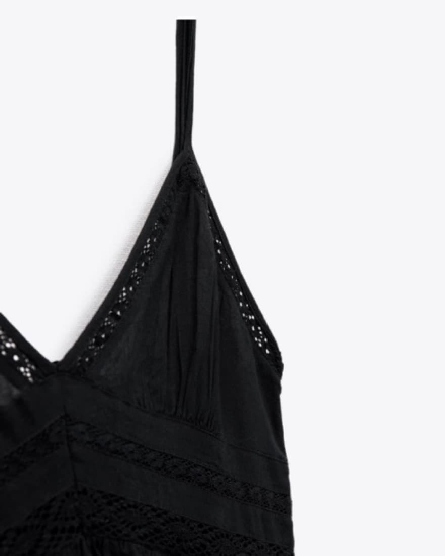 Zara Lace Insert Midi Dress  - Image 2