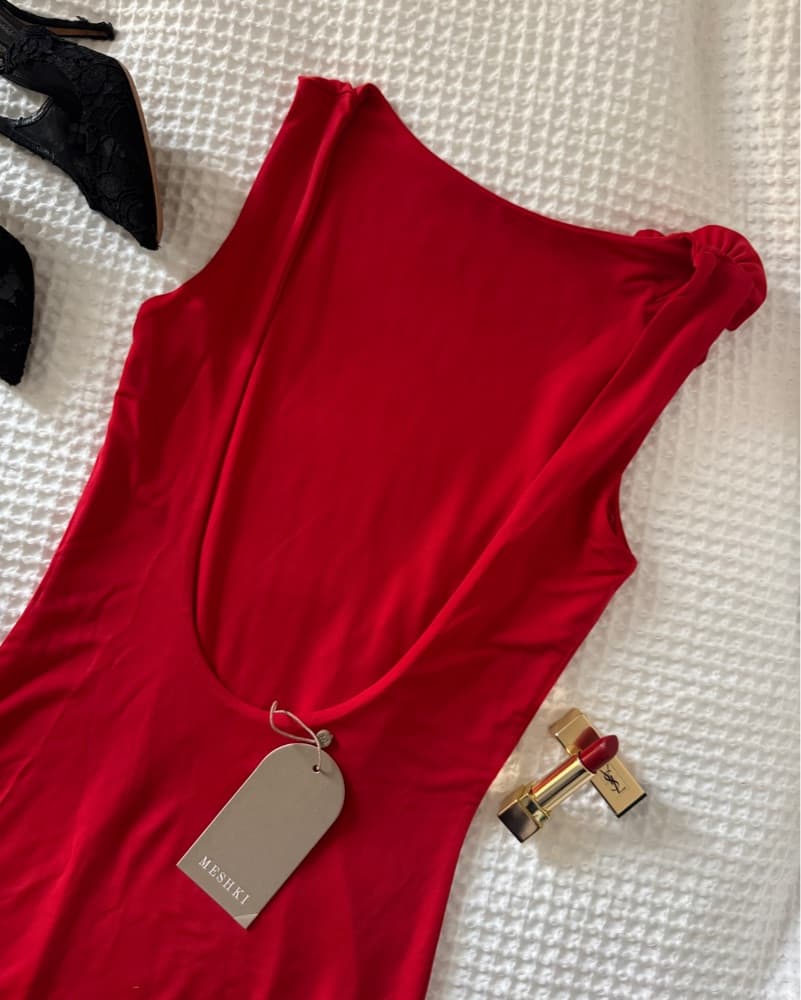 Meshki Bronte Rose Mini Dress - Image 1