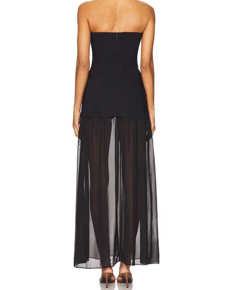 Black Gown Dress - Image 2