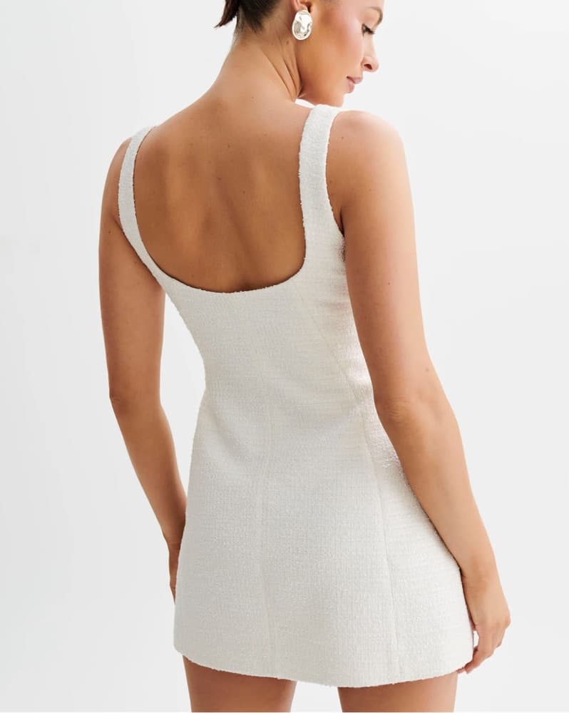 Beth Tweed Mini Dress - Image 2