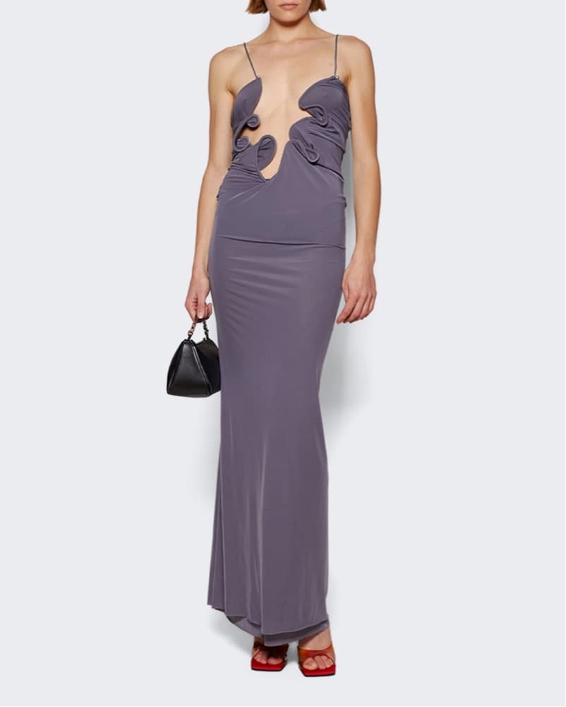 CHRISTOPHER ESBER Grey Gown - Image 4