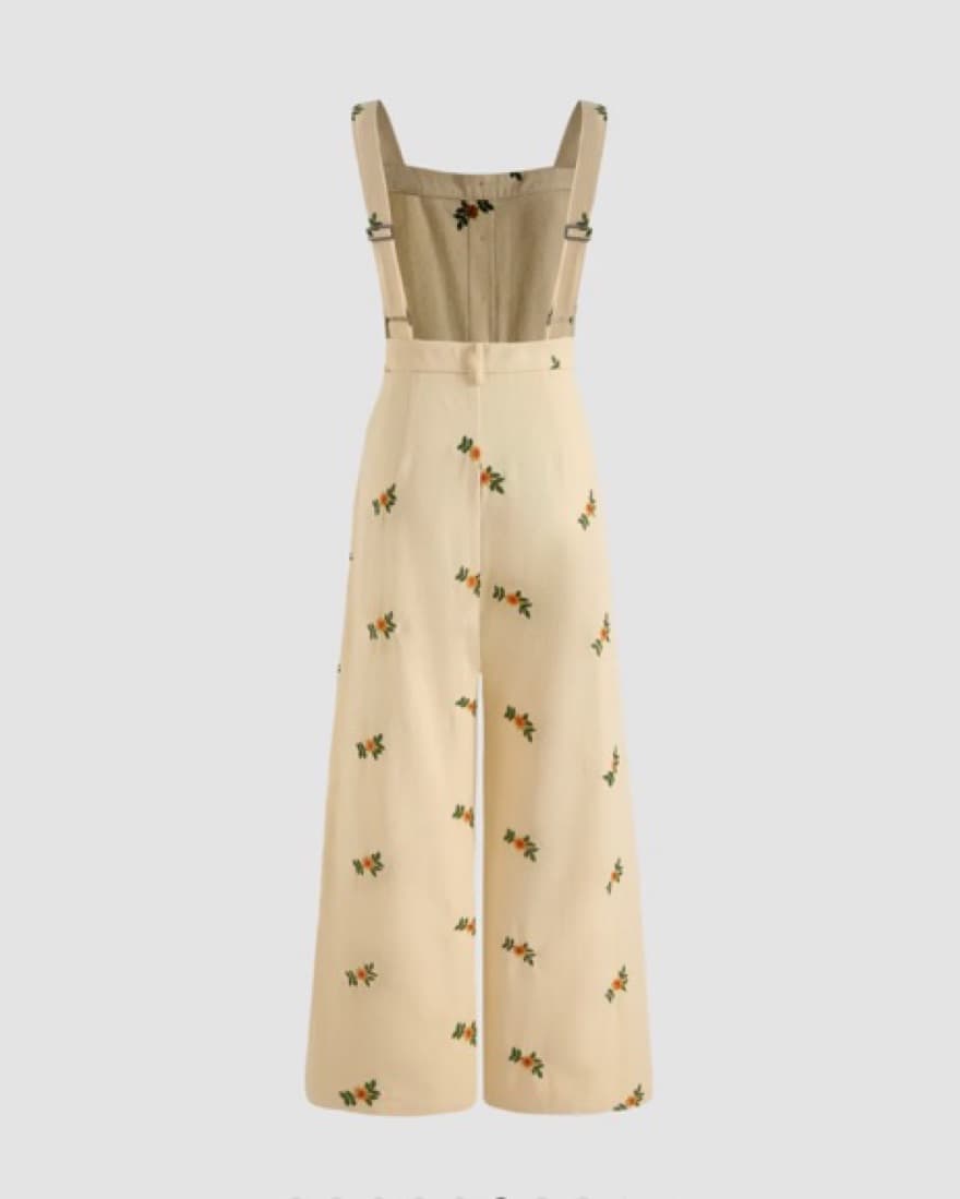 Floral Squareneck Jumpsuit - Image 2