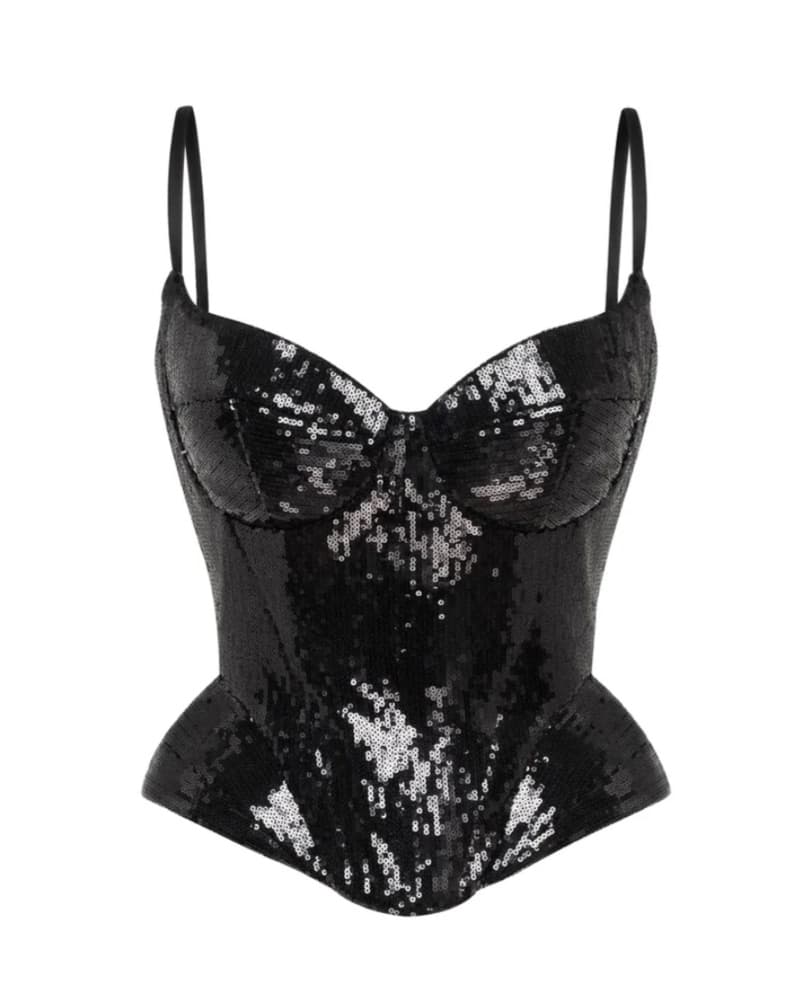 Sequin Corset Top  - Image 1