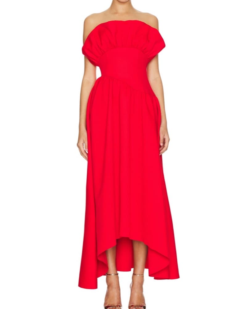 Laurel Dress In Red - Image 1