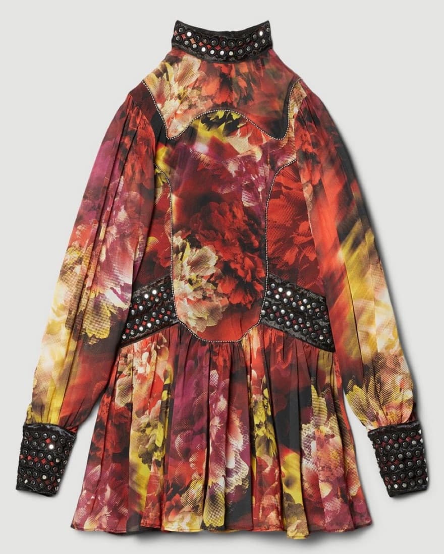 Karen Millen Floral Dress  - Image 3