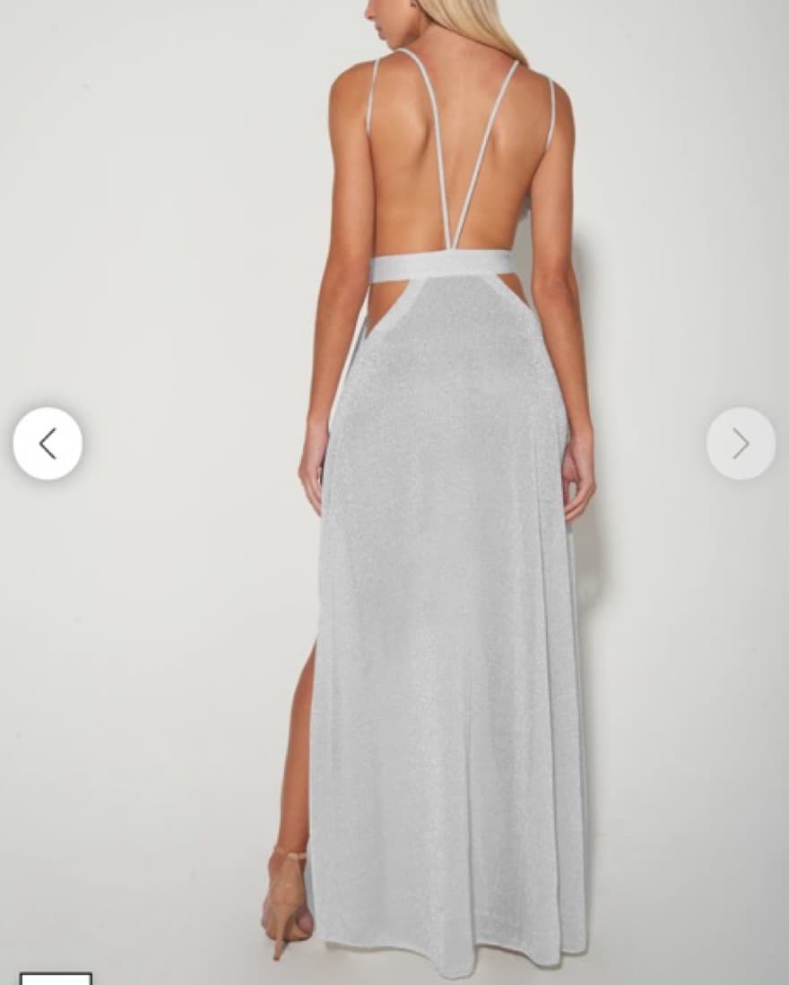 Gold Maxi Dress - Image 4