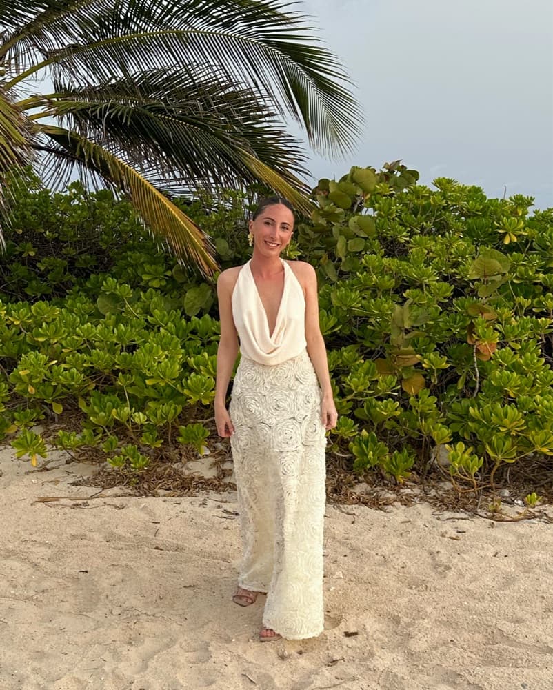 Elegant White Lace Maxi Dress - Image 1