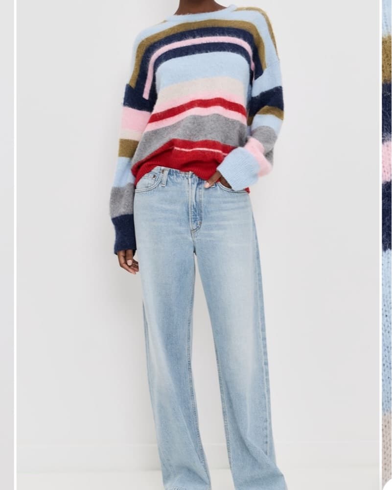 Guizo Striped Knit Sweater - Image 3
