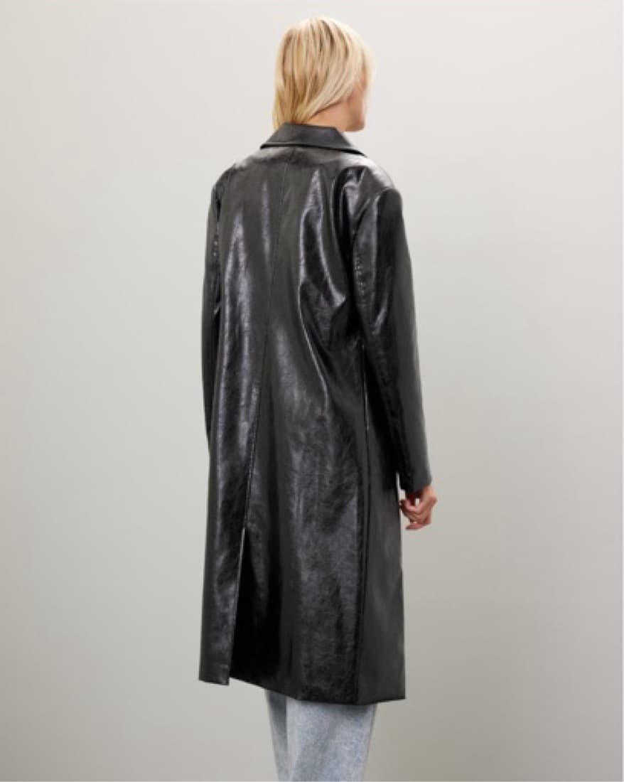 Leather Midi Jacket  - Image 3