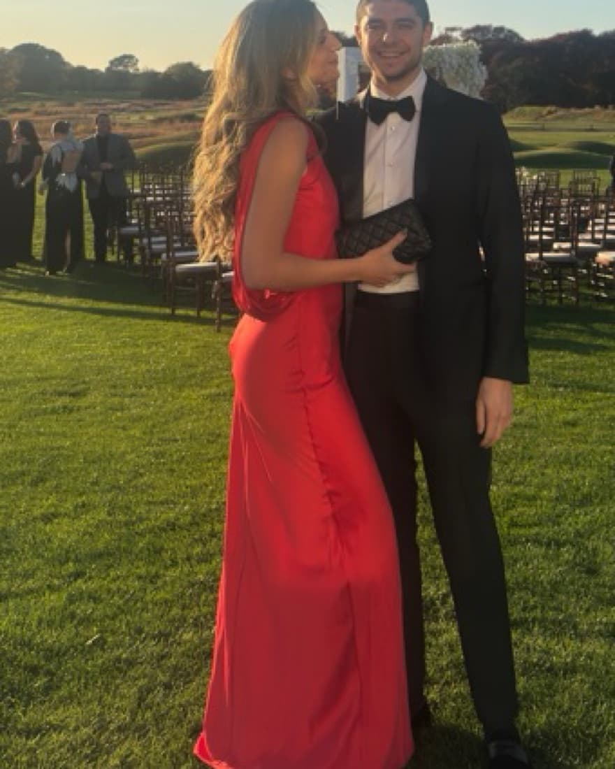 Elegant Red Maxi Dress - Image 1