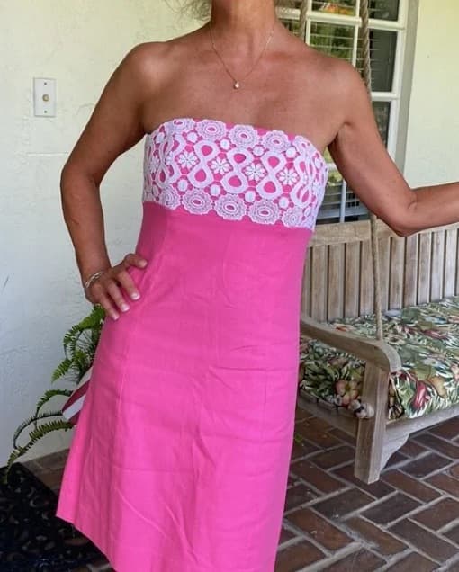 Vintage Lilly Pulitzer Summer Strapless  - Image 1