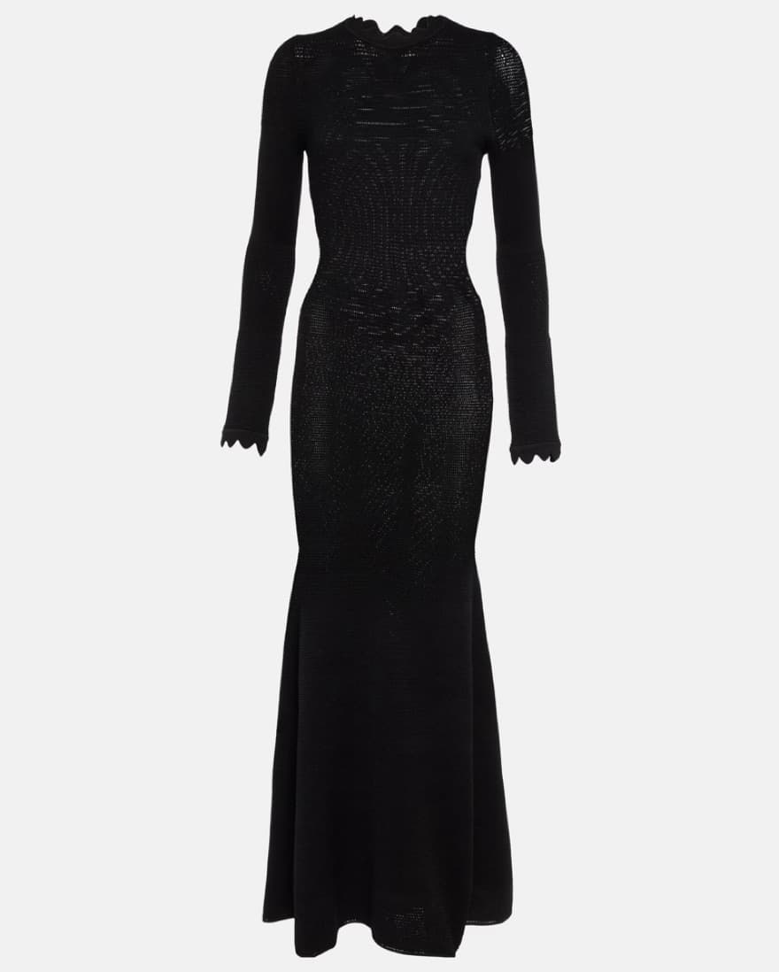 VICTORIA BECKHAM Scalloped semi-sheer kn - Image 2