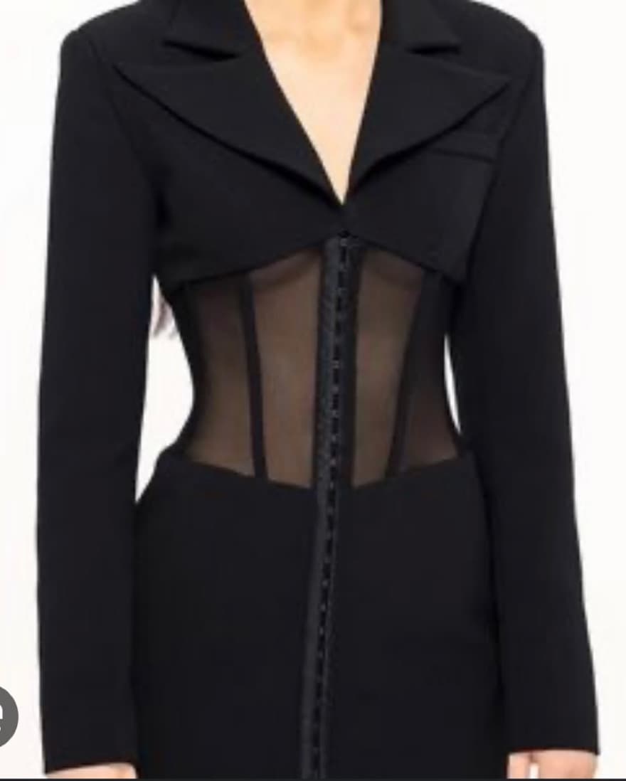 Corset Blazer Dress - Image 2