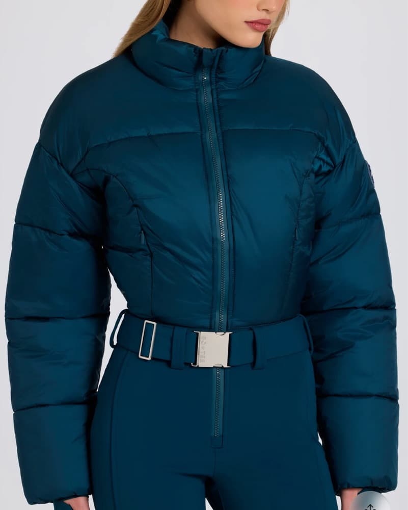 Oh Polly Bo Tee Teal Ski Suit  - Image 1
