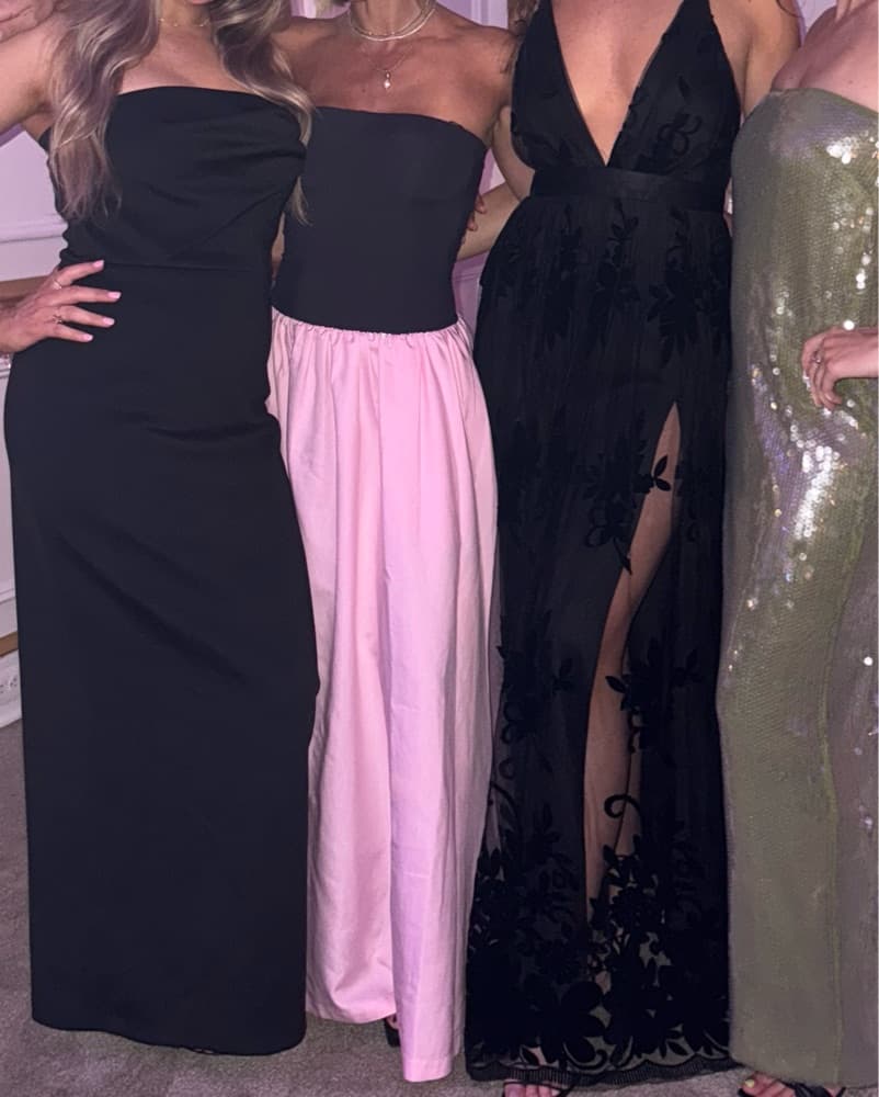 Black And Pink Ciao Lucia Tube Dress - Image 4