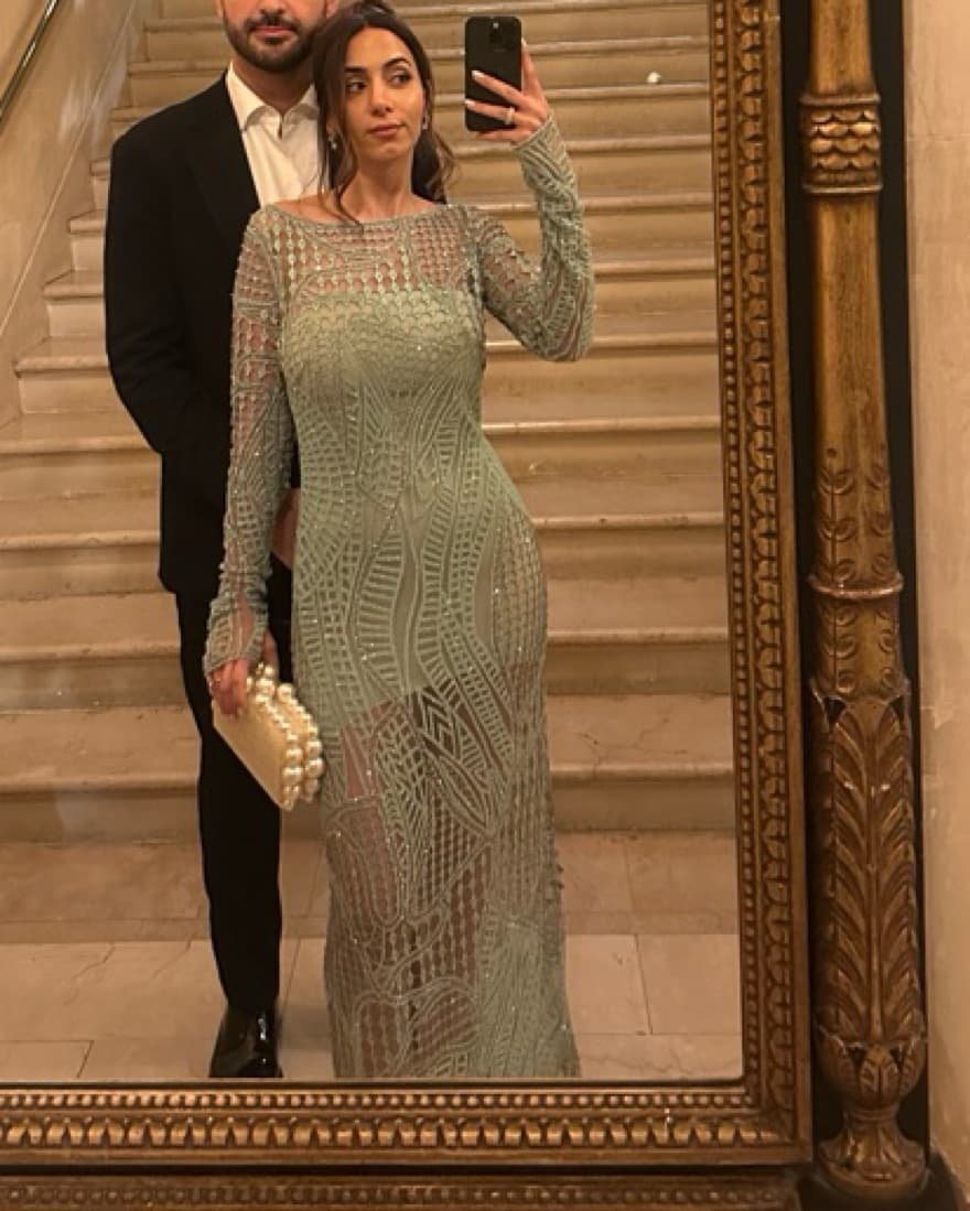 Naeem Khan Sequin Gown - Image 3