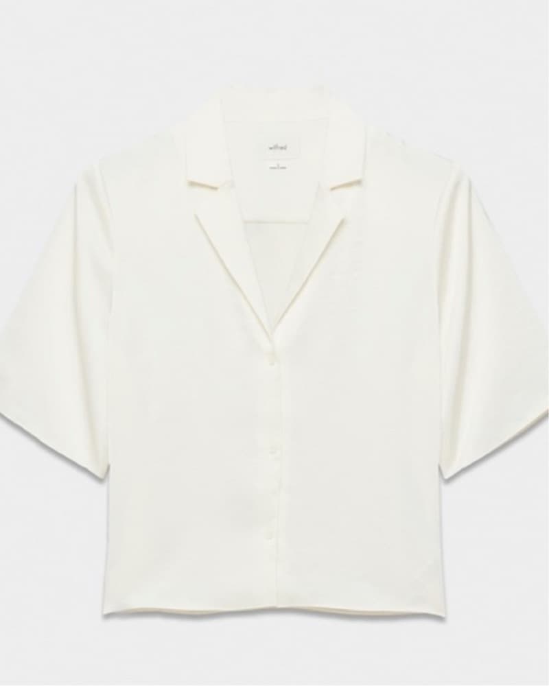Aritzia Beso Satin Shirt - Image 1