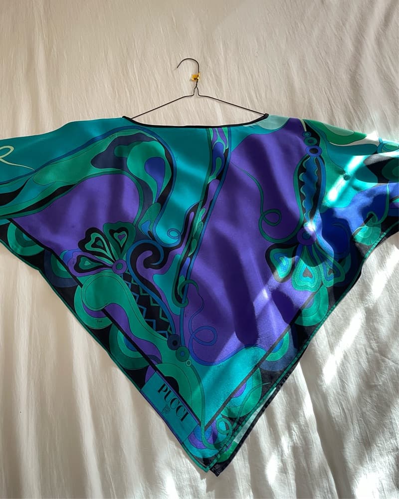 PUCCI ORCHIDEE PRINT CAPE TOP - Image 4