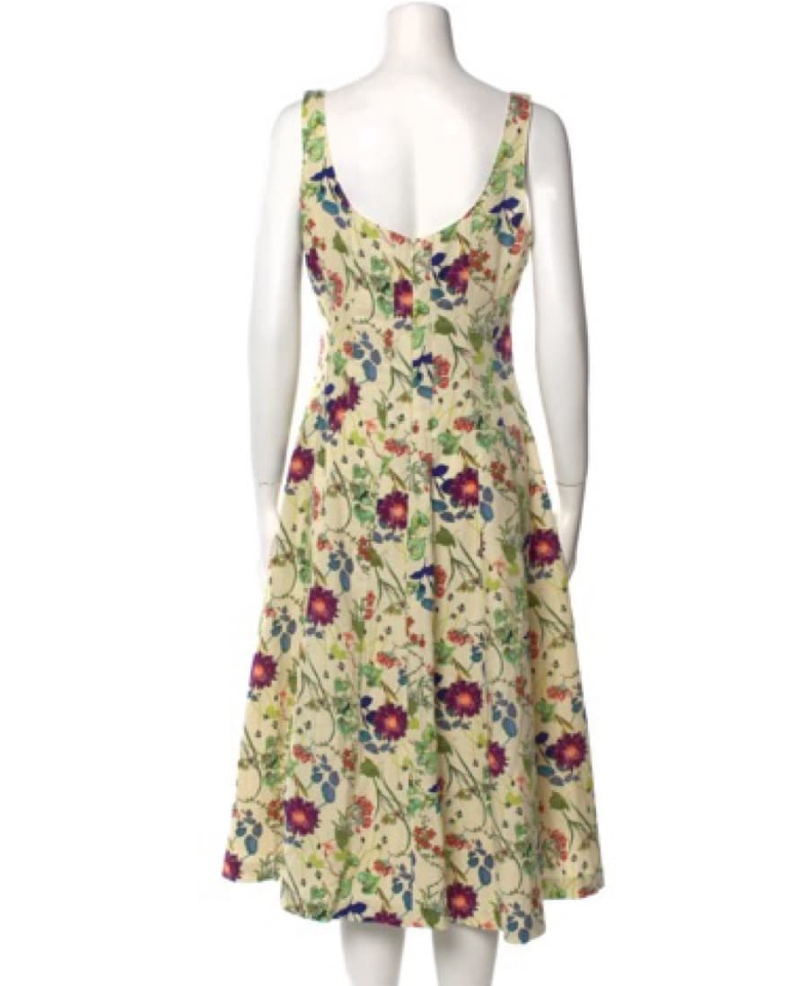 Christian Lacroix Floral Midi Dress - Image 3