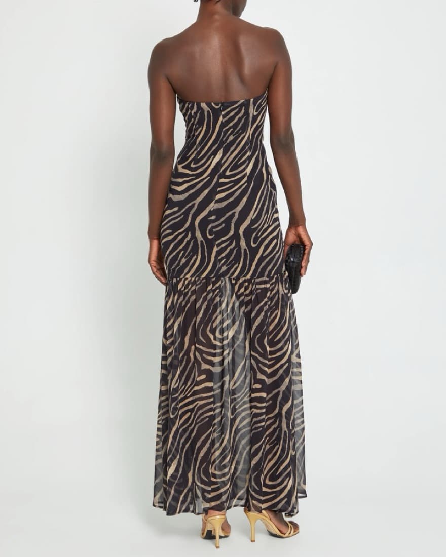 Zebra Print Few Moda Delaney Dress  - Image 4