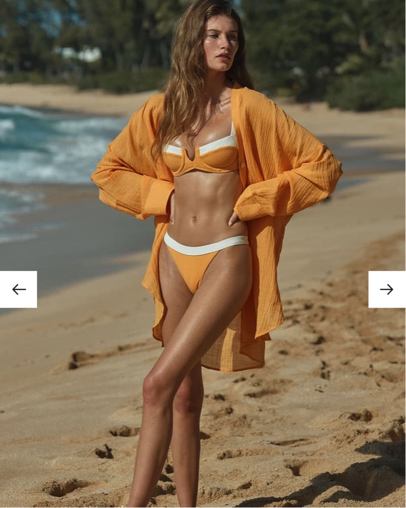 Monday Swimwear Orange Bikini - Image 6