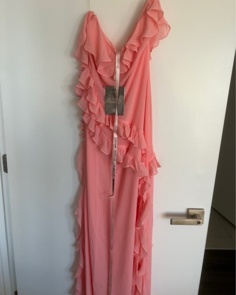 House Of CB Serina Ruffle Maxi Dress - Image 4