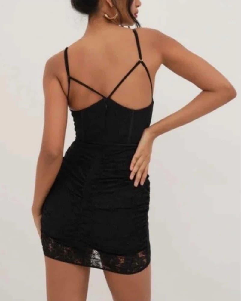 Forlove&lemons black boydcon lace dress - Image 3