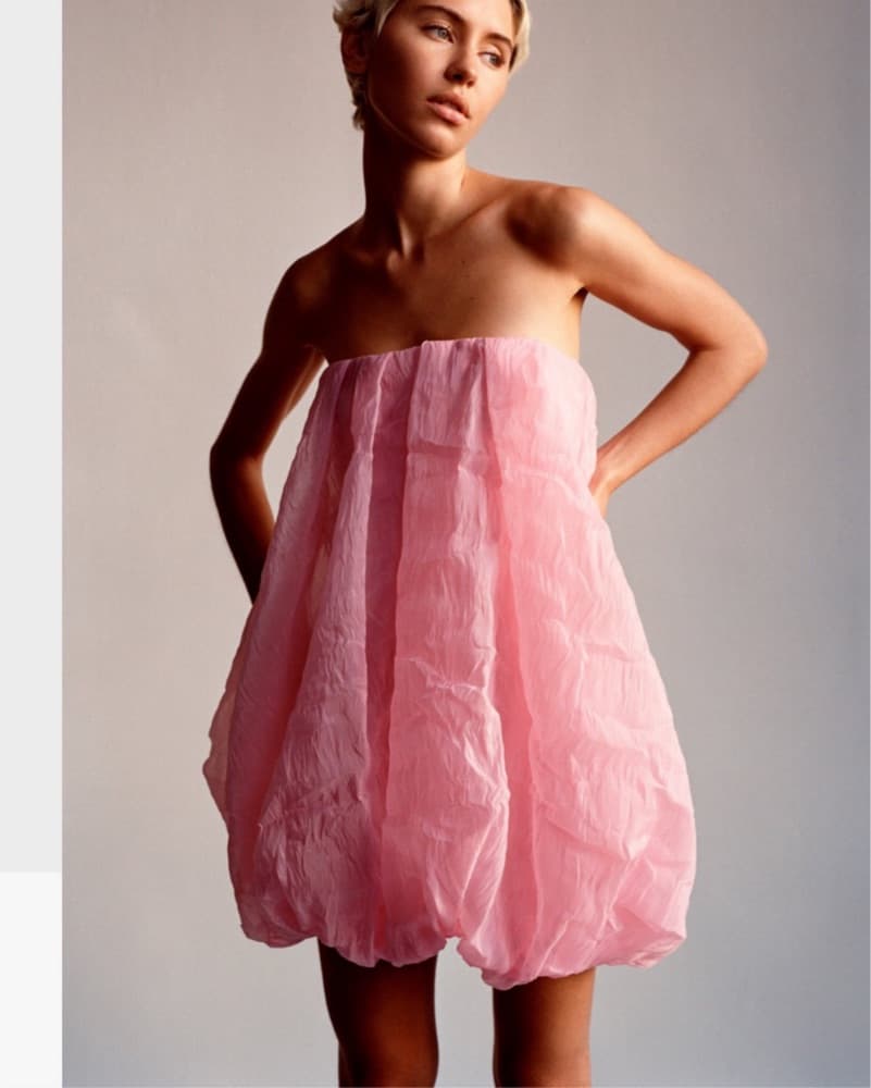 Zara Pink Bubble Dress  - Image 2