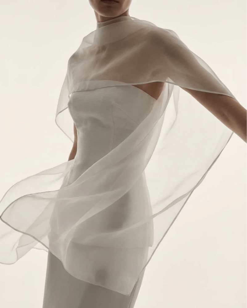 White Drape Shirt - Image 1