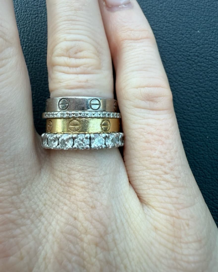 Cartier Size 54 Small Love Ring - Image 2
