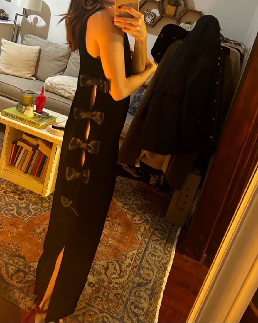 Black velvet dress from Damarias Bailey  - Image 3